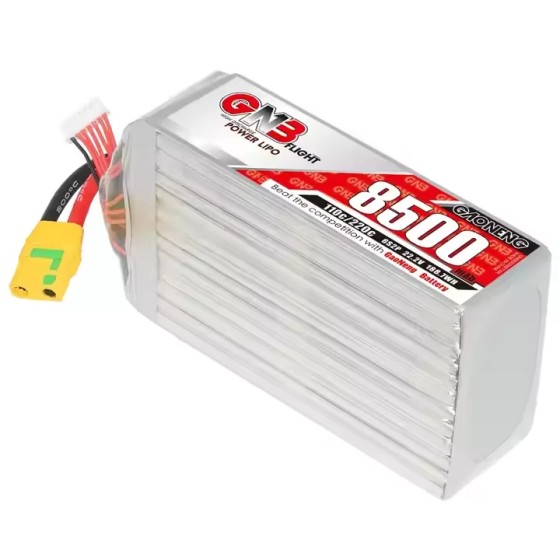 GNB Battery 8500mah 6s 22.2v 110c 220c Xt90s Rc Battery Helicopters Large Scale Airplane Drone Aircraft